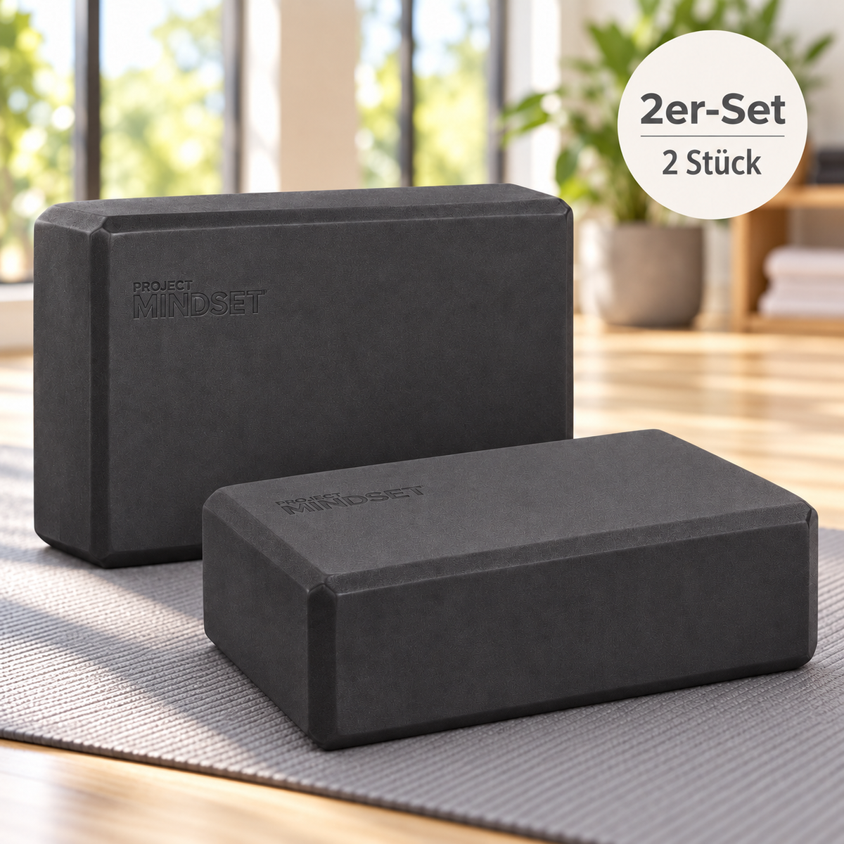 Yoga Block im 2er-Set – für Yoga, Stretching und dein Training