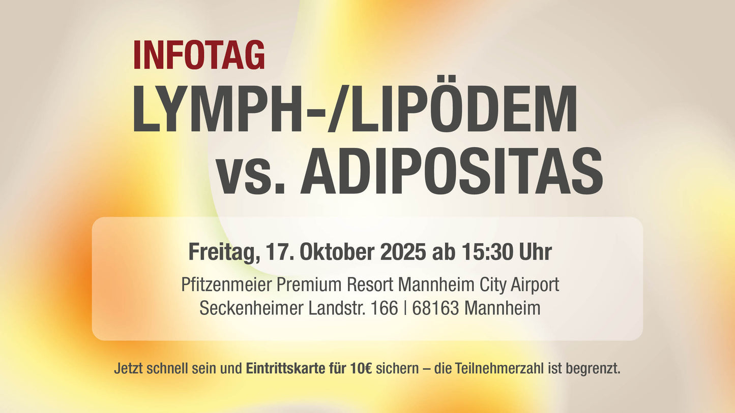 INFOTAG Lymph-/Lipödem vs. Adipositas