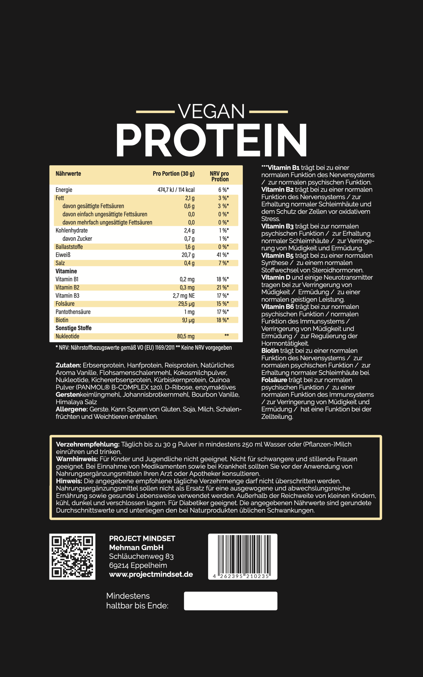 Project Vegan Protein