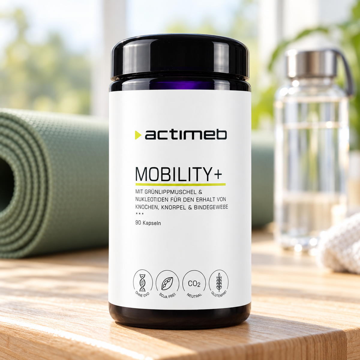 actimeb MOBILITY+ | Grünlippmuschel & Nährstoffkomplex | 90 Kapseln